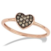 Anello Gemoro Donna in Oro rosa Diamante 0.10 Ct AB1118ROS - AB1118ROS